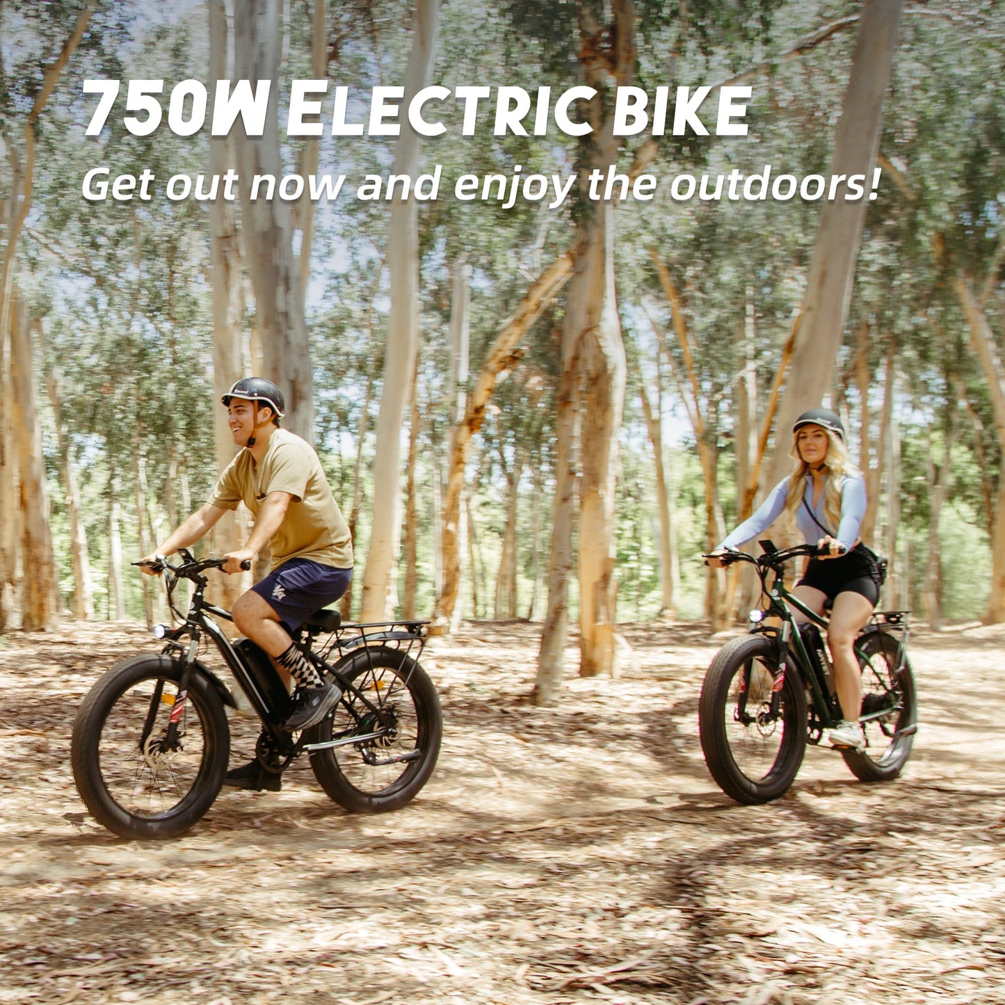 AMYET EB26 Electric Bike for Adults, 26" Fat Tire E-Mountain Bicycle, 750W Motor 48V 15Ah 7-Speed Ebike UL2849